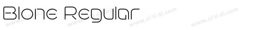 Blone Regular字体转换